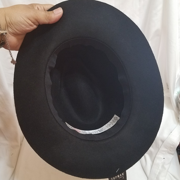 Topman Wide Brim Wool Fedora - Picture 4 of 4